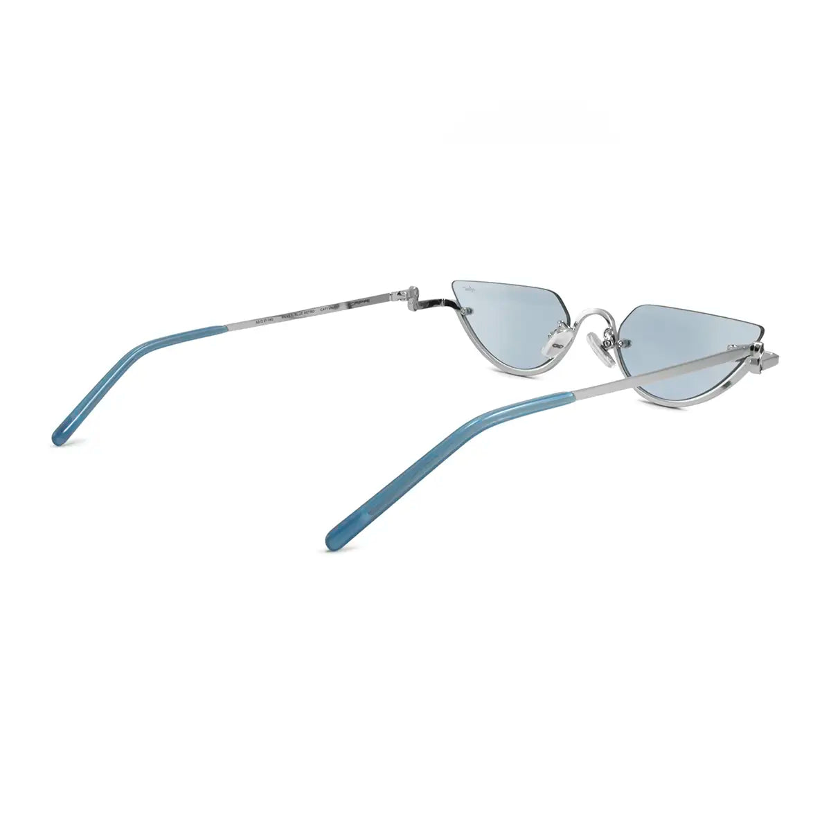 Capri Plateado Lente Celeste