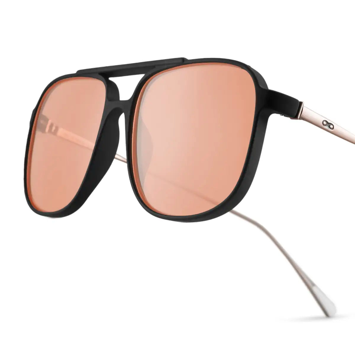 Caravan Negro Mate Lente Naranja