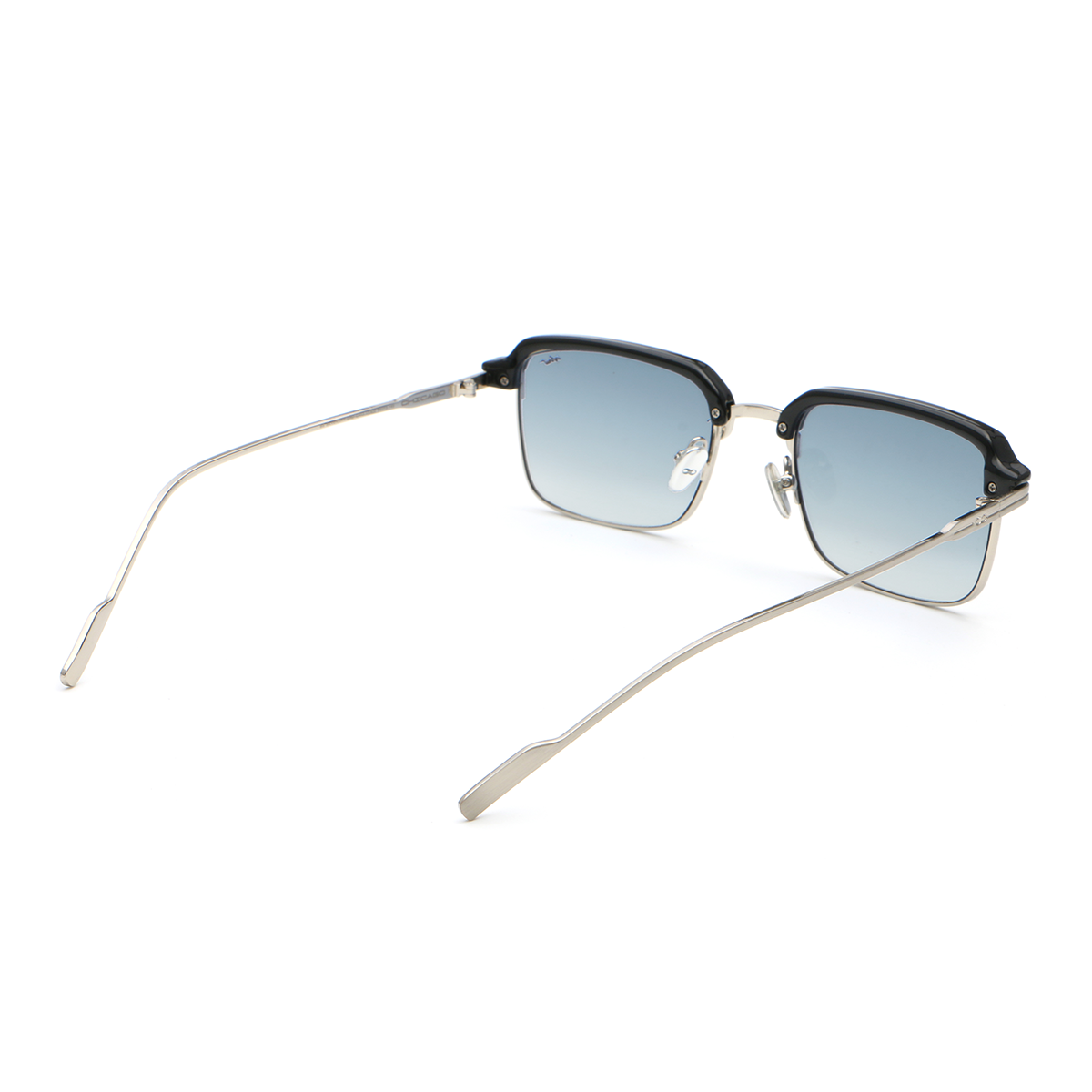 Chicago Plateado Lente Celeste Degrade