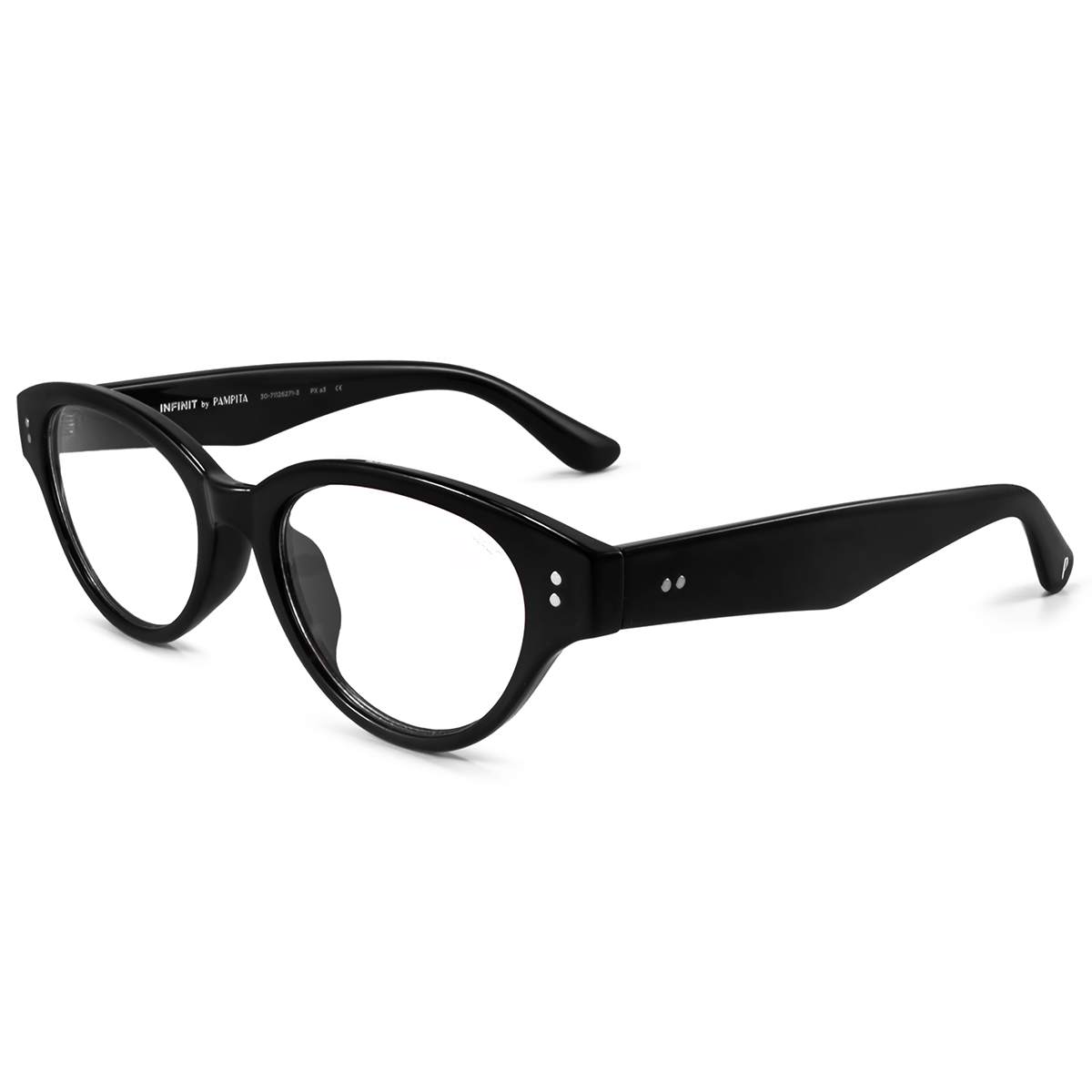 Armazon Claris Negro Brillo By Pampita
