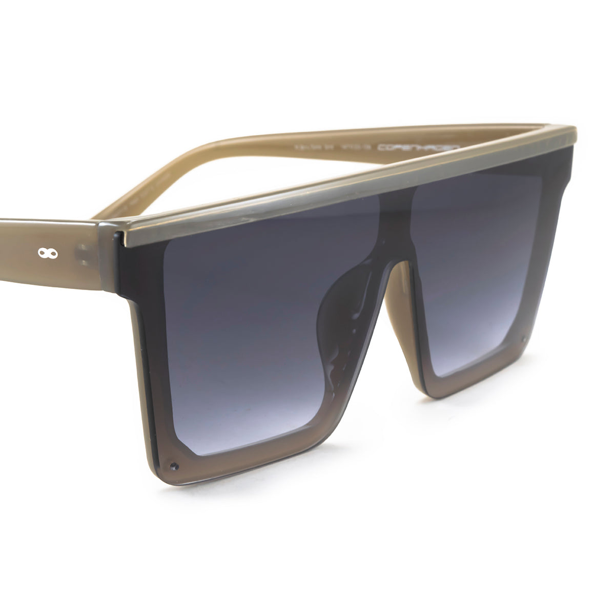 Anteojos de Sol Copenhagen Milky Brown Lente Gris Degrade