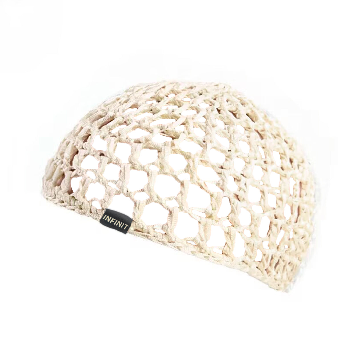 Infinit Crochet Hat Beige