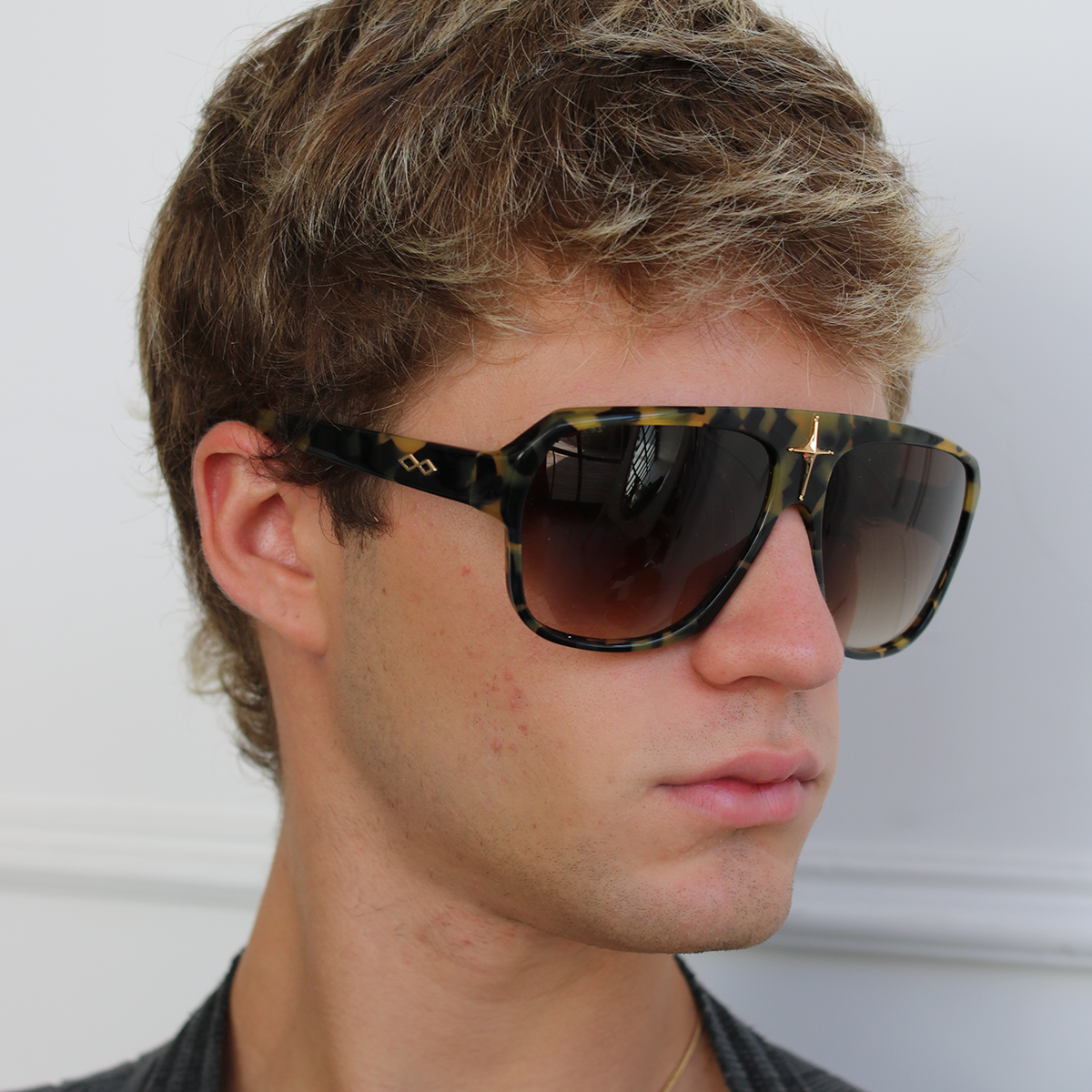 Cruz Carey Verde Lente Marron Degrade