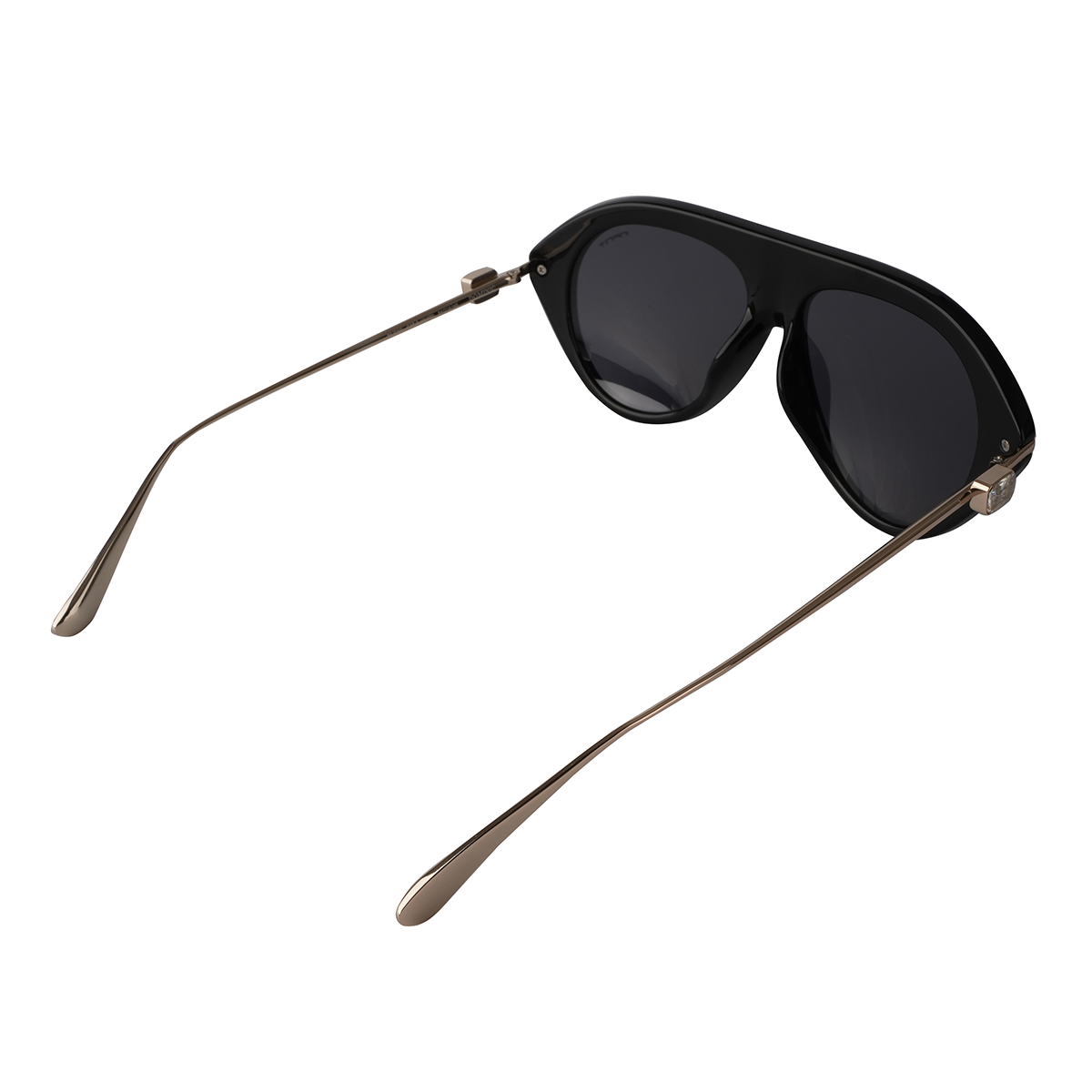 Dominic Negro Brillo Lente Gris