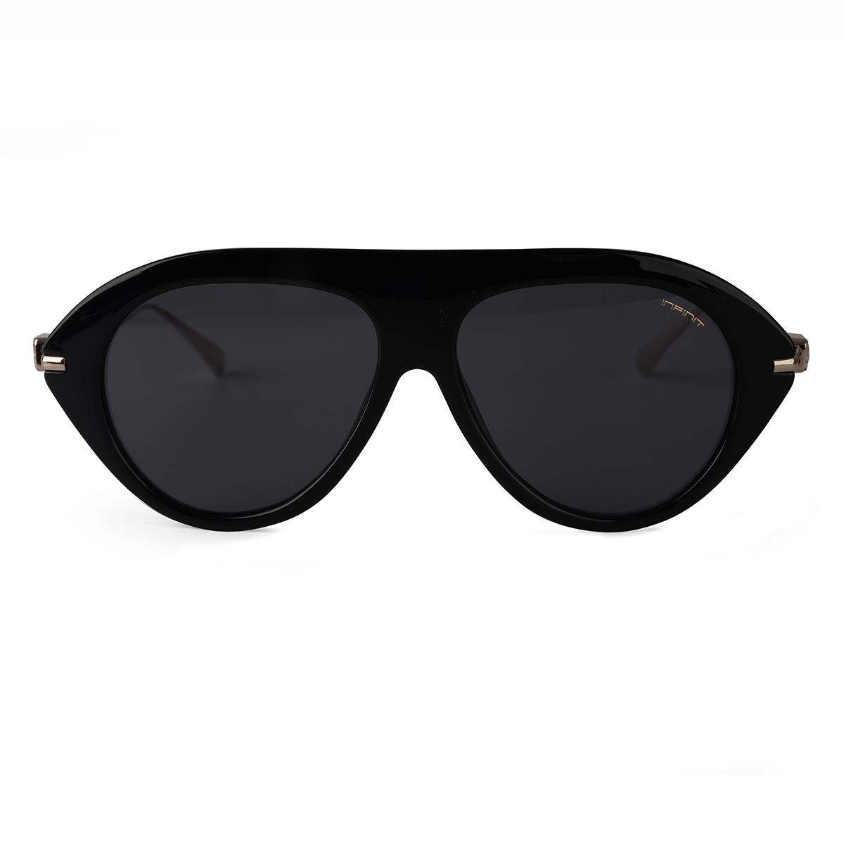Dominic Negro Brillo Lente Gris