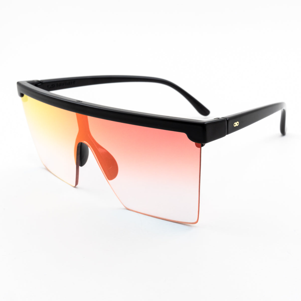 Moscow Negro Brillo Lente Suave Espejada Fresa Degradé