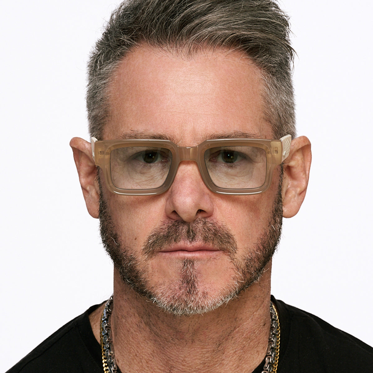 Exclamation 3D Milky Brown Lente Verde Degrade