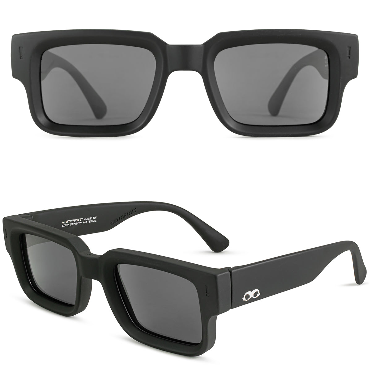 Exclamation Floating Negro Mate Lente Gris Polarizado