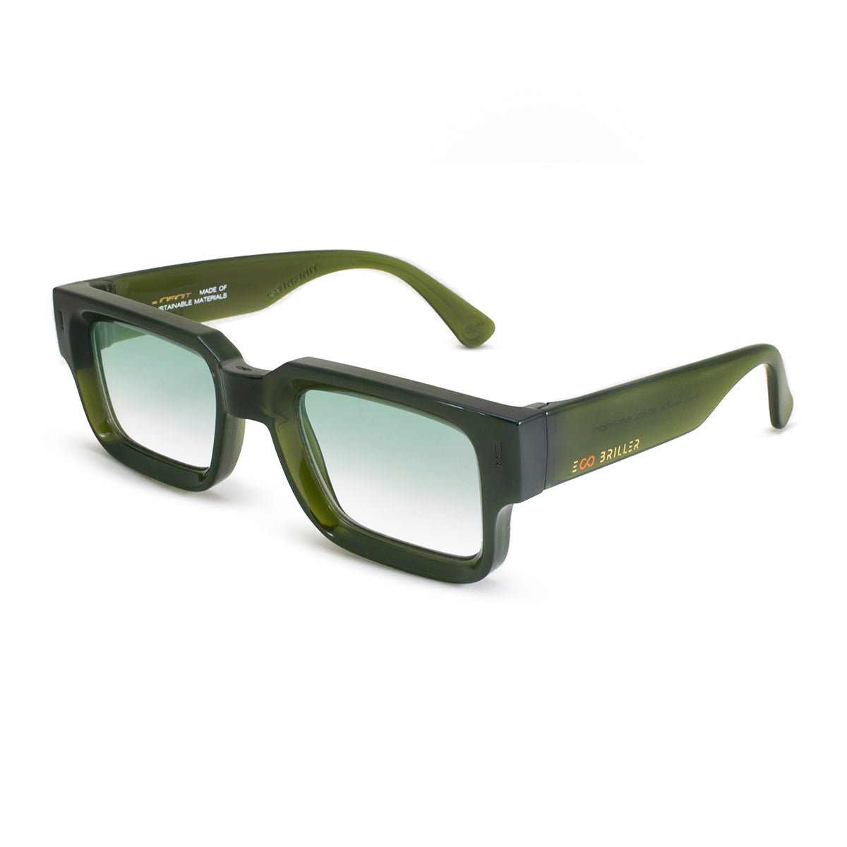 Exclamation Oliva Lente Verde Degrade Eco Sustentable