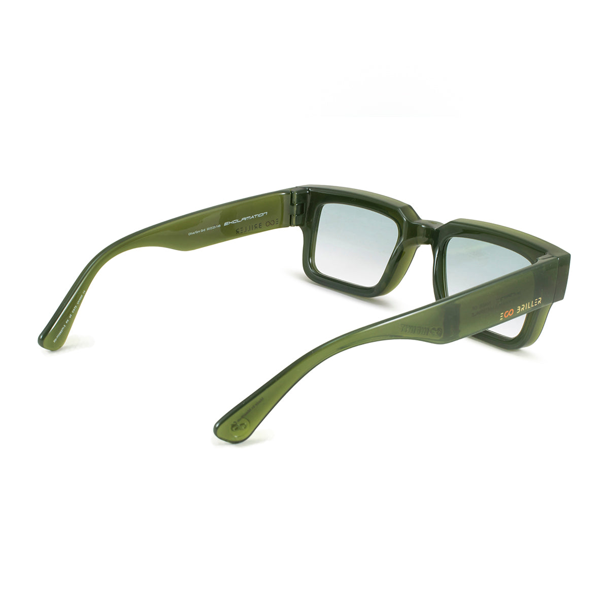Exclamation Oliva Lente Verde Degrade Eco Sustentable