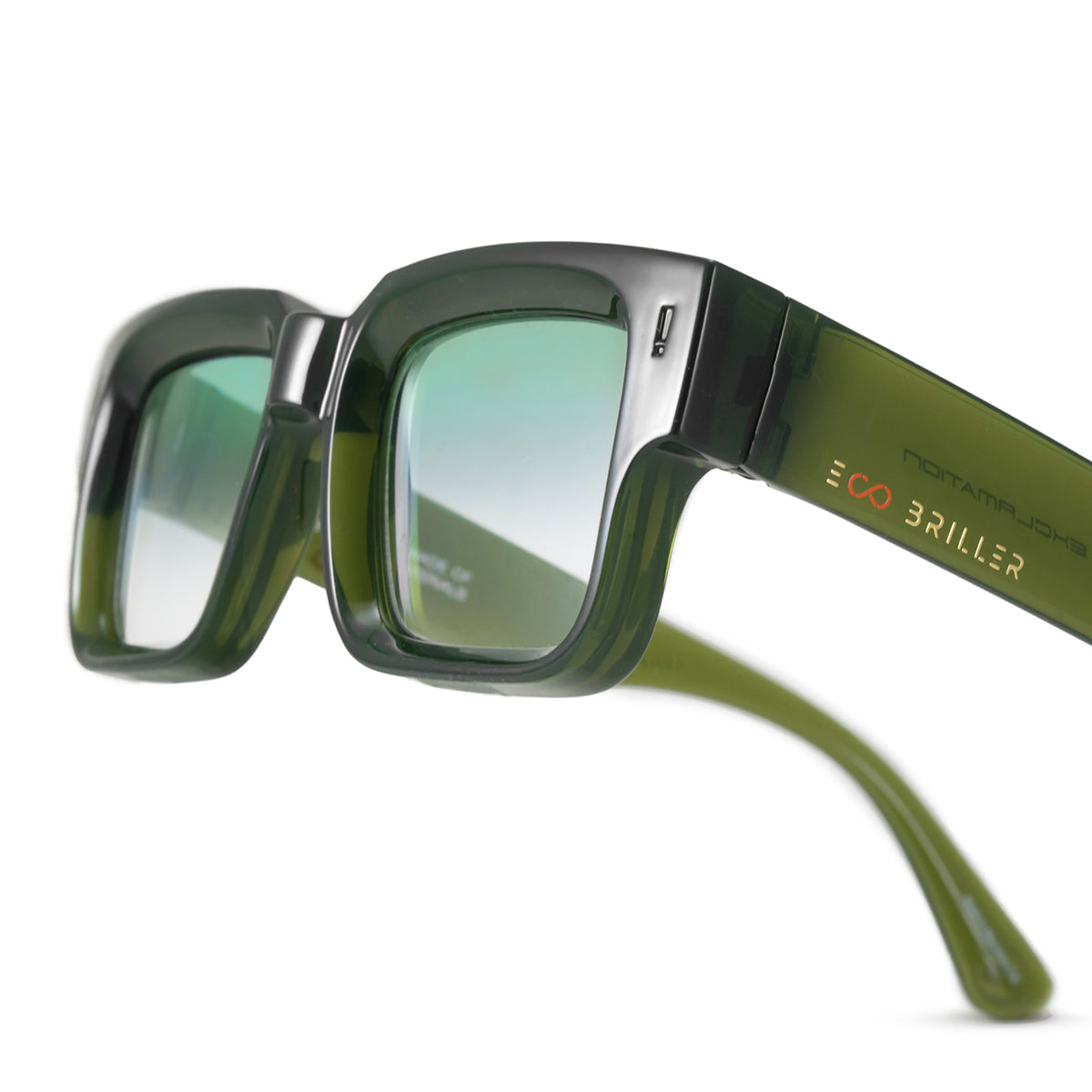 Exclamation Oliva Lente Verde Degrade Eco Sustentable