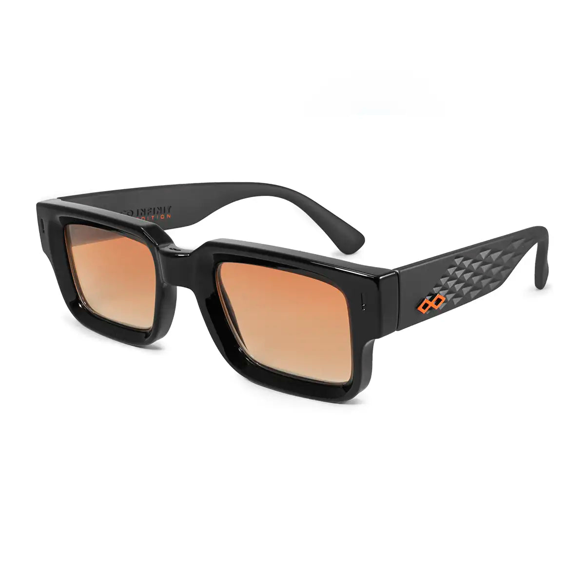 Exclamation 3D Negro Brillo Grafito Lente Indian Degrade - imagen 10