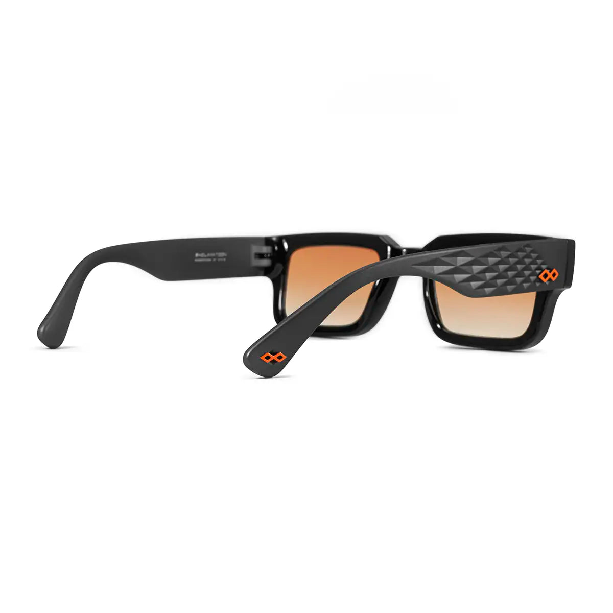Exclamation 3D Negro Brillo Grafito Lente Indian Degrade - imagen 12