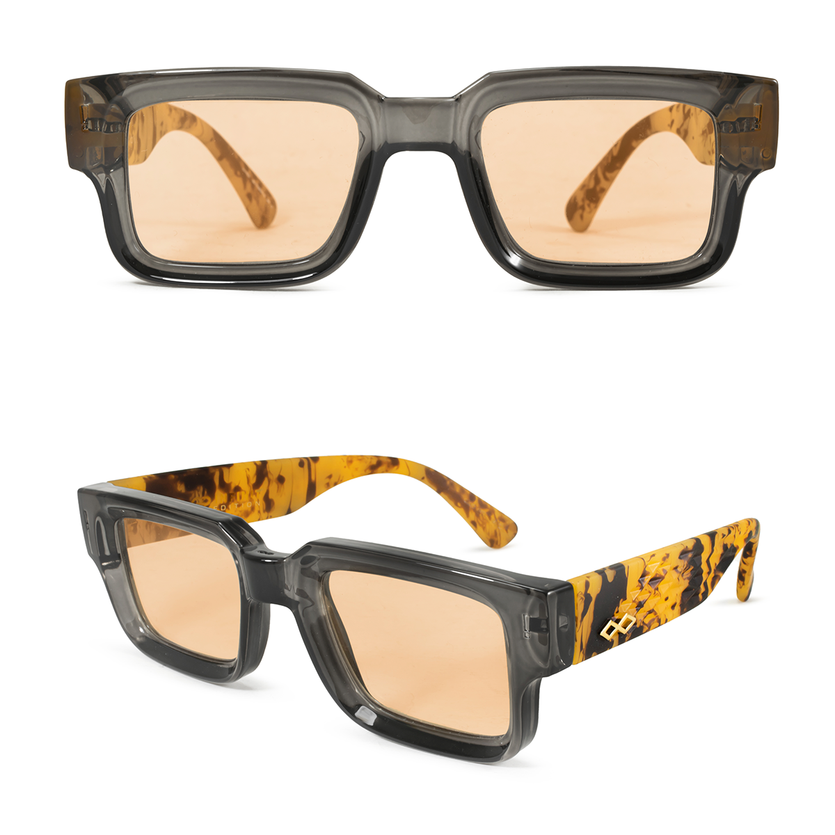 Exclamation 3D Gris Carey Lente Tostado