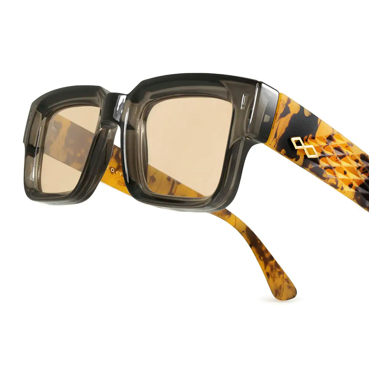 Exclamation 3D Gris Carey Lente Tostado