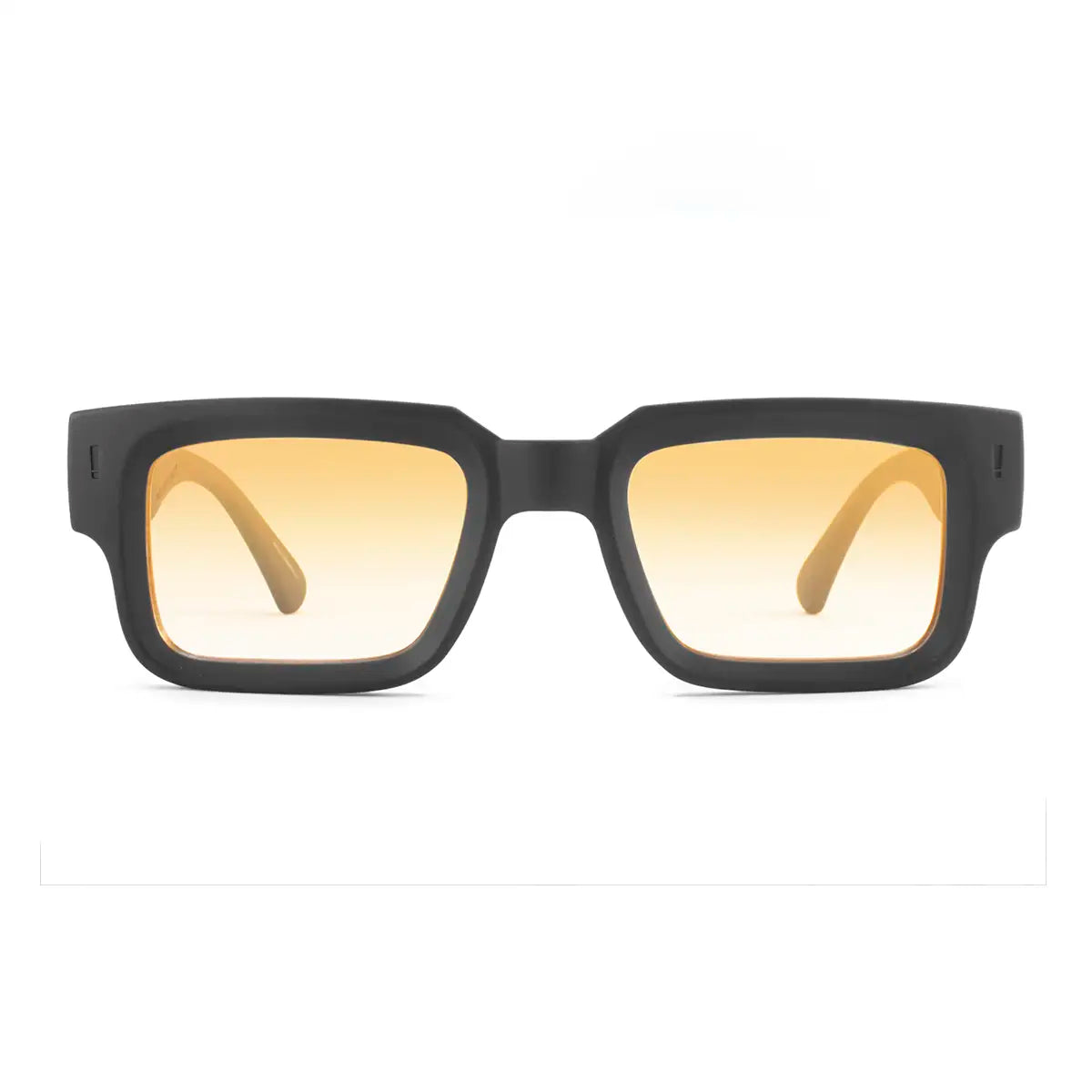 Anteojos Exclamation Negro Mate Lente Naranja Degrad� - imagen 6