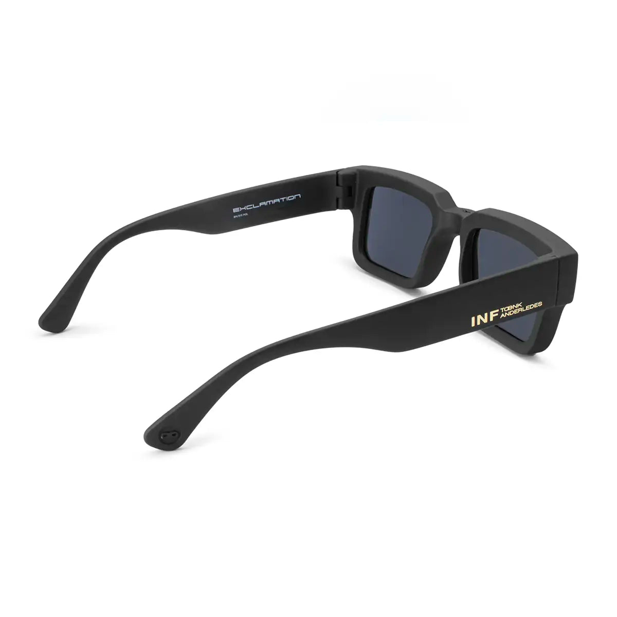 Exclamation Negro Mate Lente Gris