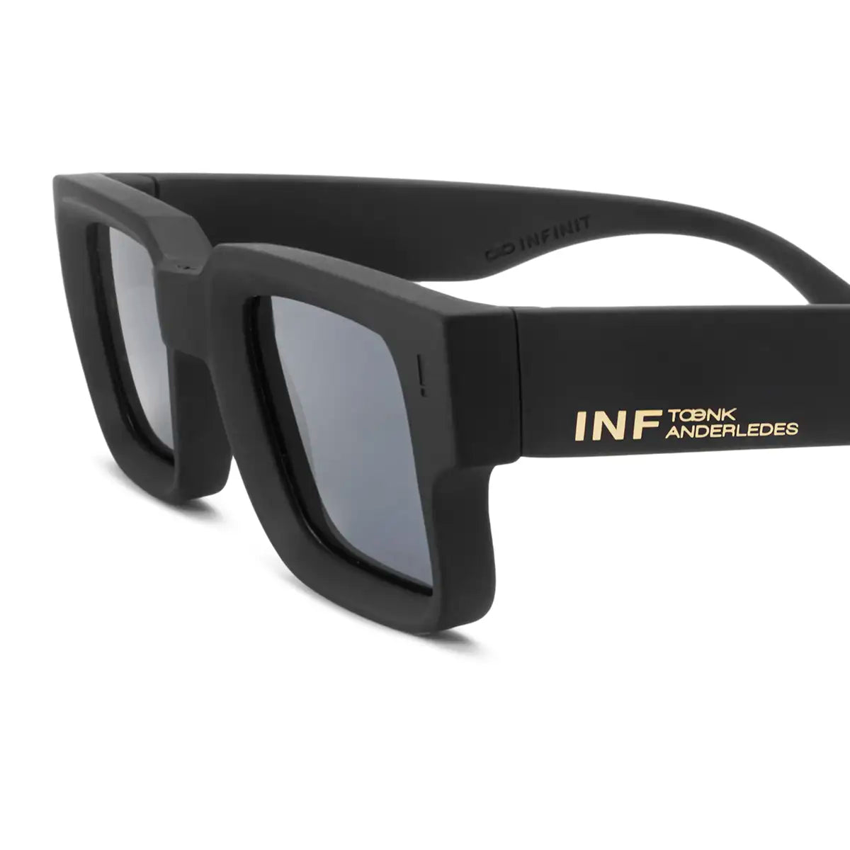 Exclamation Negro Mate Lente Gris