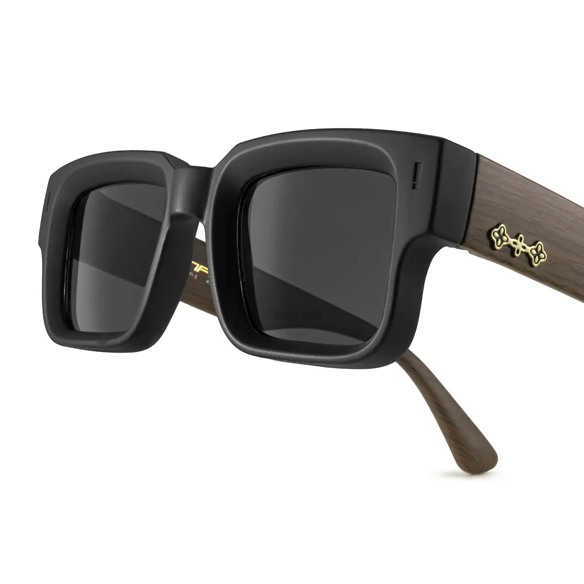 Exclamation Negro Mate Wood Lente Gris