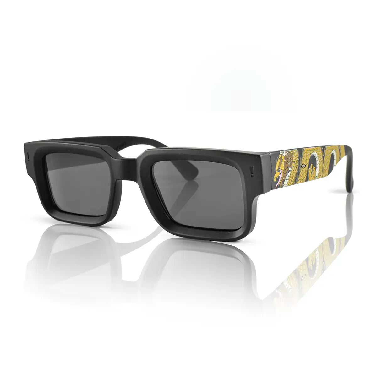 Exclamation Dragon Colors Negro Mate Lente Gris