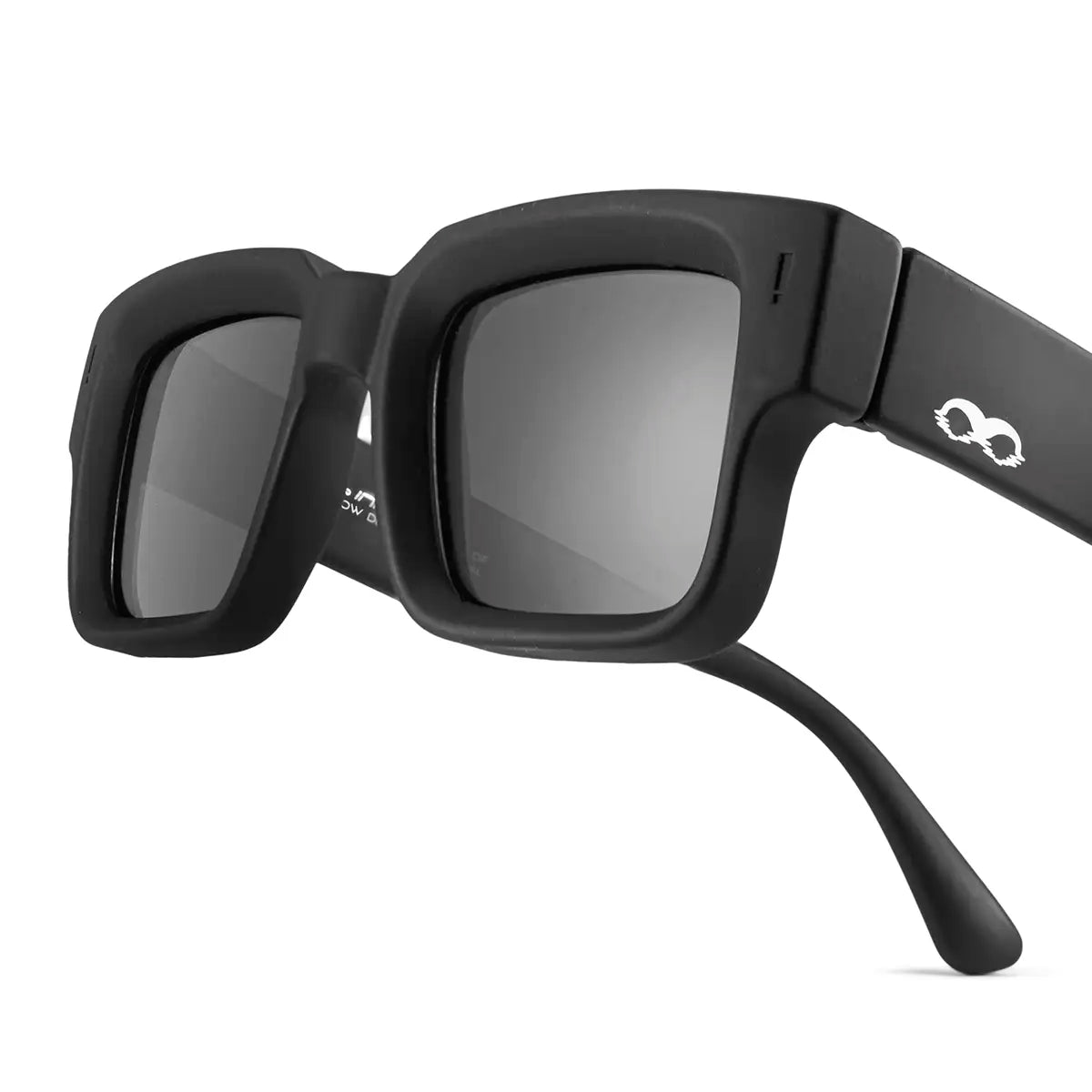 Exclamation Floating Negro Mate Lente Gris Polarizado