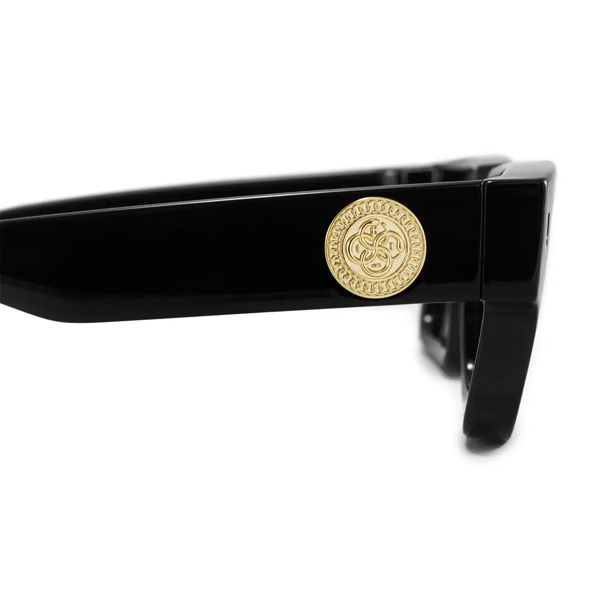 Exclamation Negro Brillo Lente Gris Uroboro Metal