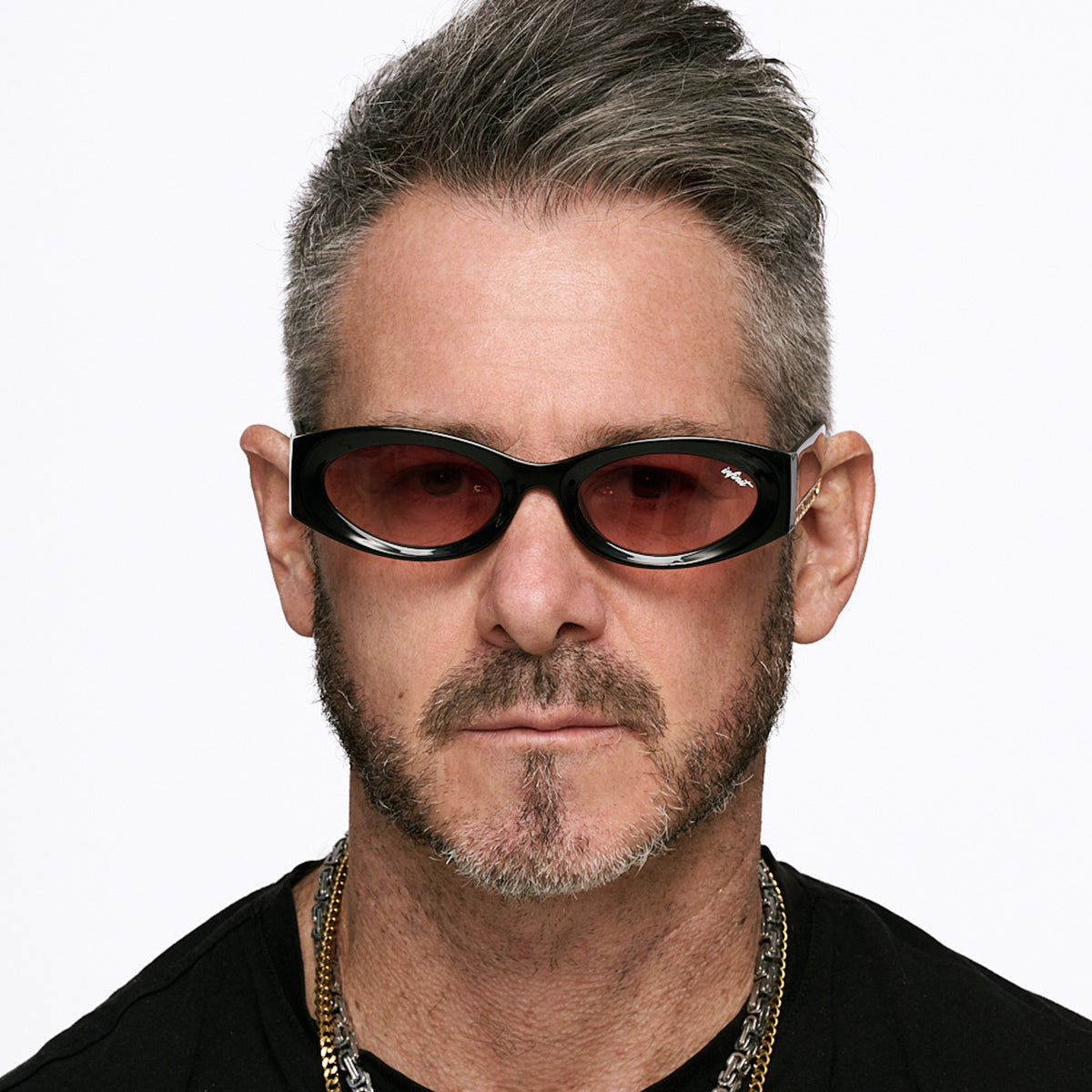 Florida Negro Brillo Lente Malbec Degrade