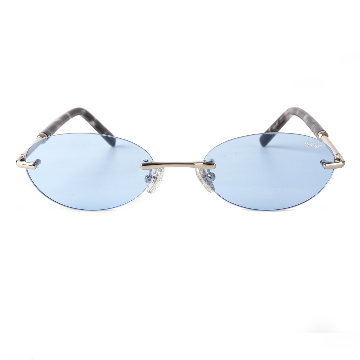 Fluge Plateado Lente Celeste