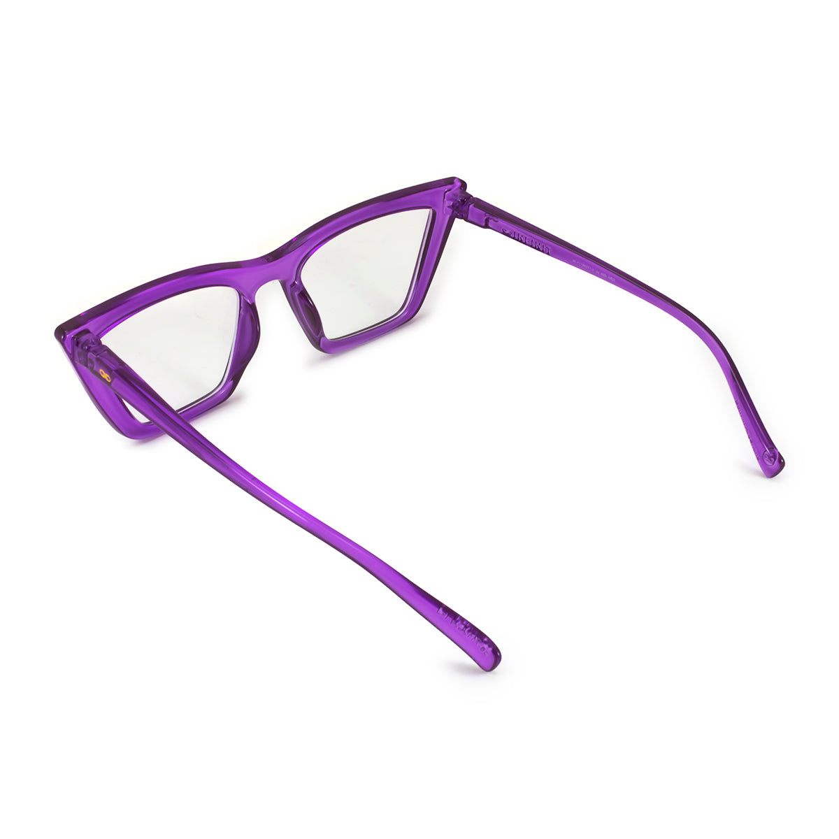 Anteojos Filtro Luz Azul Frida Translucido Violeta