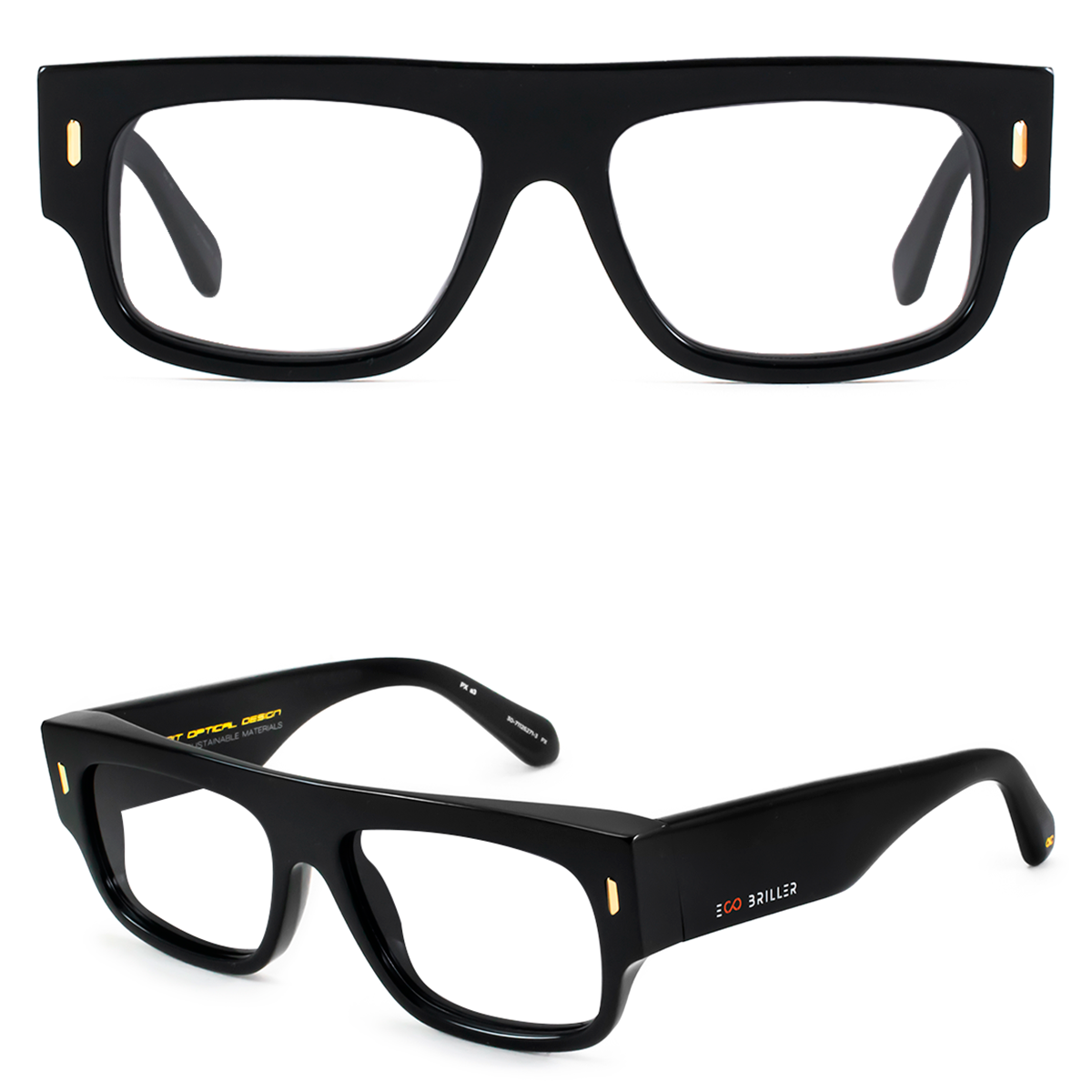 Armazon Glasgow Negro Brillo Eco Sustentable