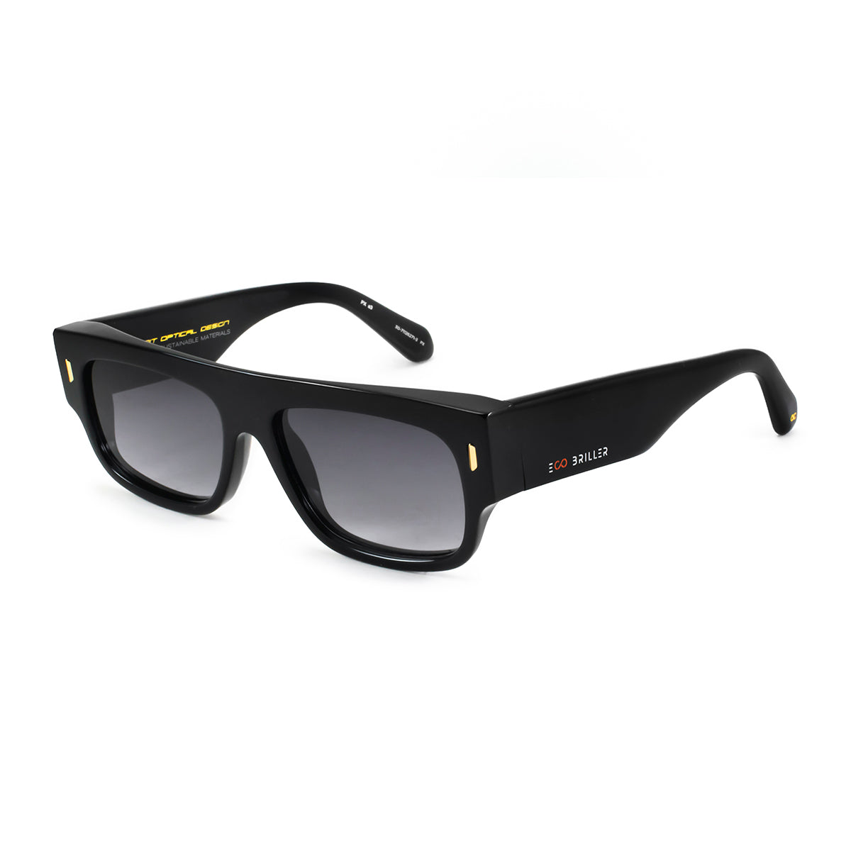 Glasgow Negro Brillo Lente Gris Degrade Eco Sustentable - imagen 6