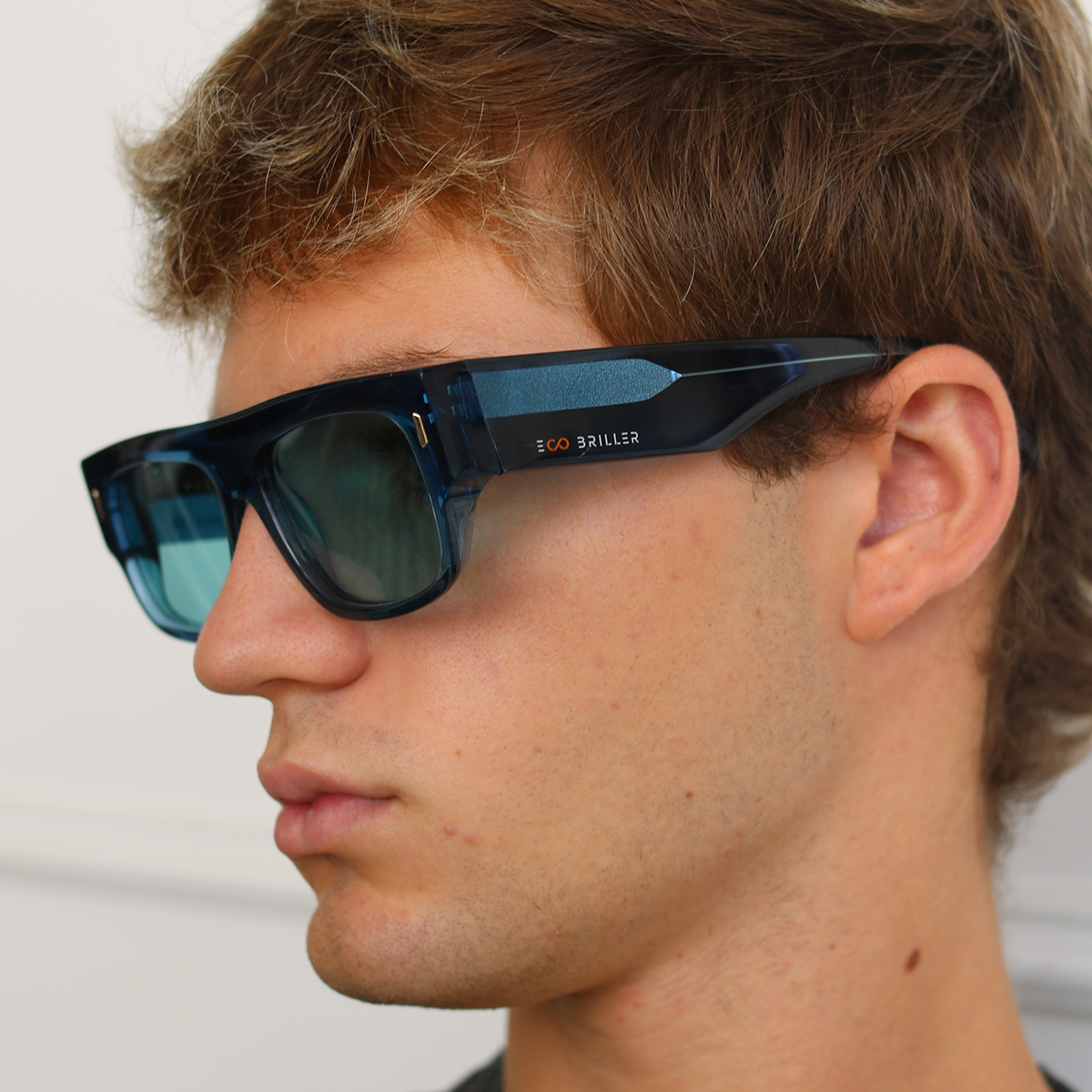 Glasgow Translucido Azul Lente Turquesa Eco Sustentable