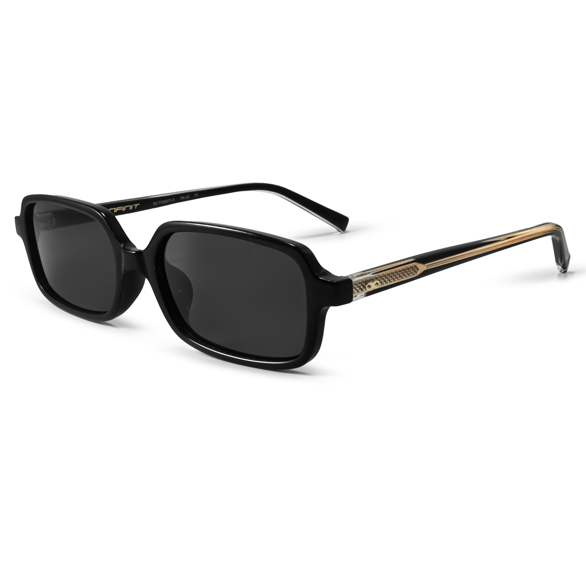Glyze Negro Brillo Lente Gris