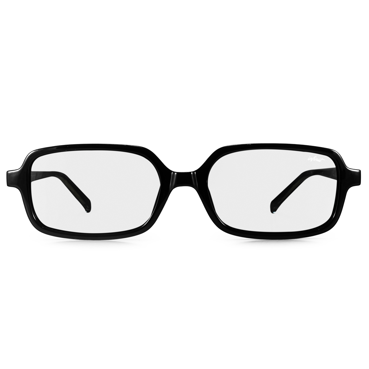 Anteojos Filtro Luz Azul Glyze Negro Brillo con Antireflejo