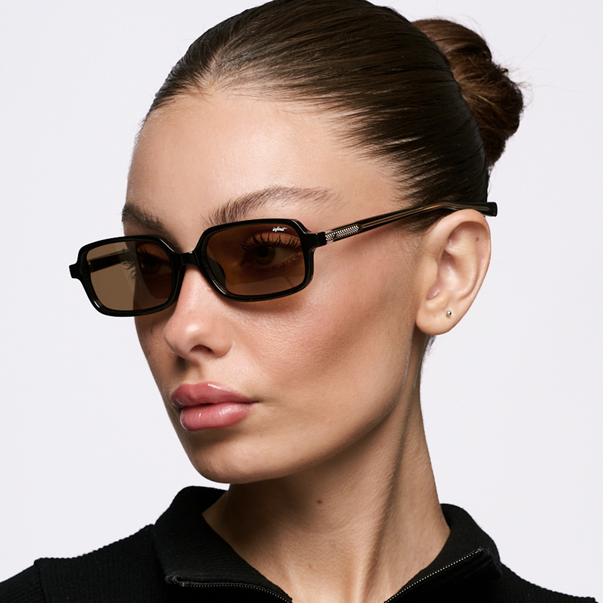 Glyze Negro Brillo Lente Marron