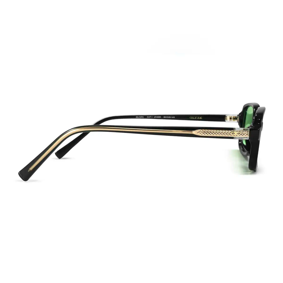 Glyze Negro Brillo Lente Verde