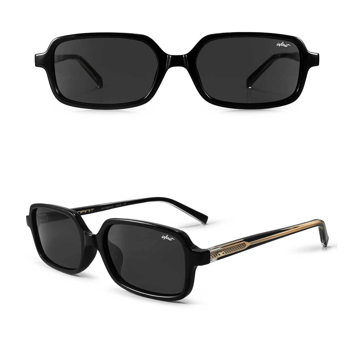 Glyze Negro Brillo Lente Gris