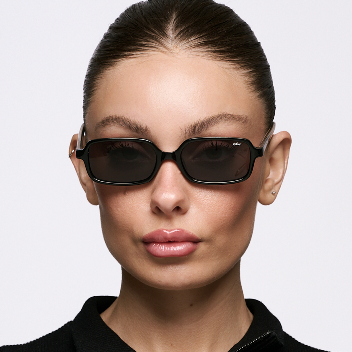 Glyze Negro Brillo Lente Gris