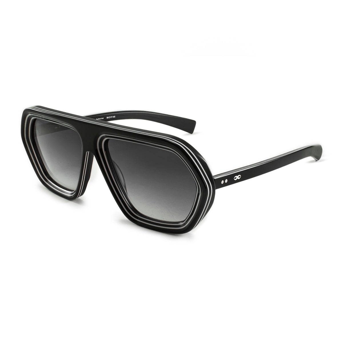 Hanoi Negro Brillo Lente Gris Degrade - imagen 4