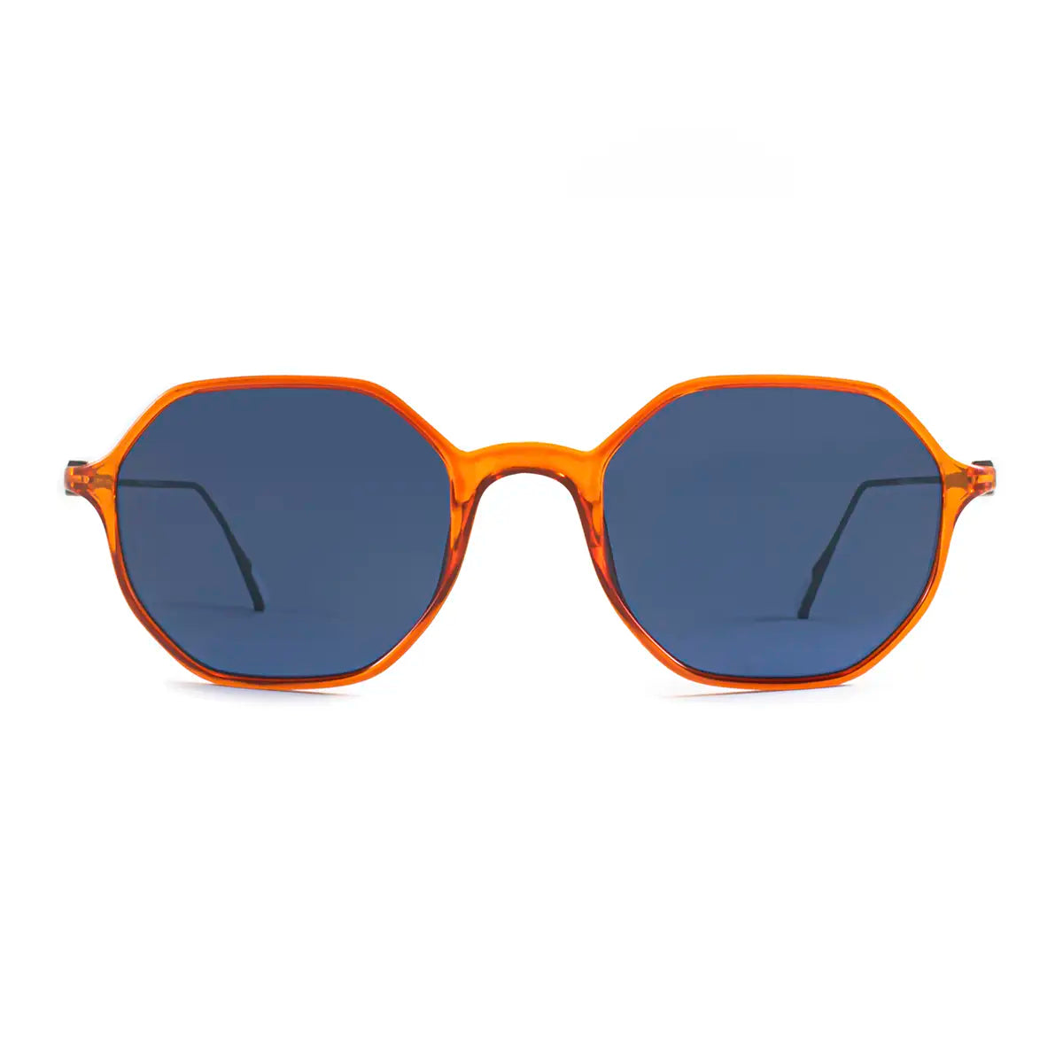 Hexa Caramelo Lente Azul