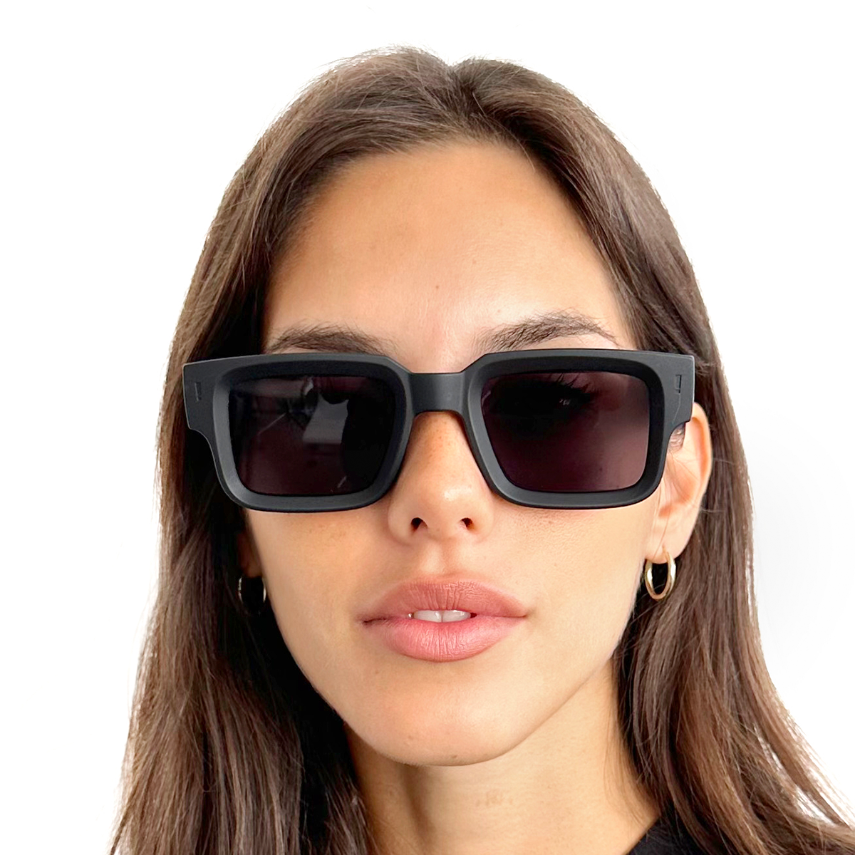 Exclamation Floating Negro Mate Lente Gris Polarizado