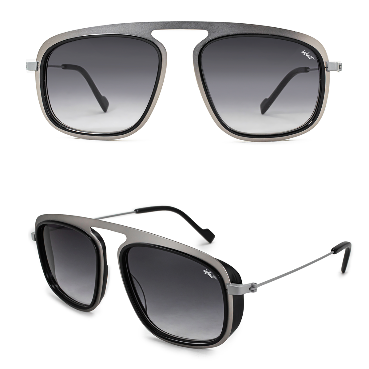 Imola Negro Brillo Lente Gris Degrade