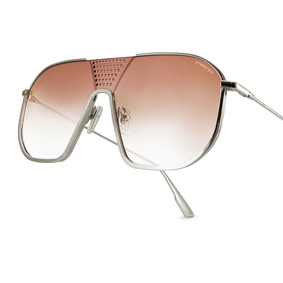 Indianapolis Plateado Lente Peach Degrade