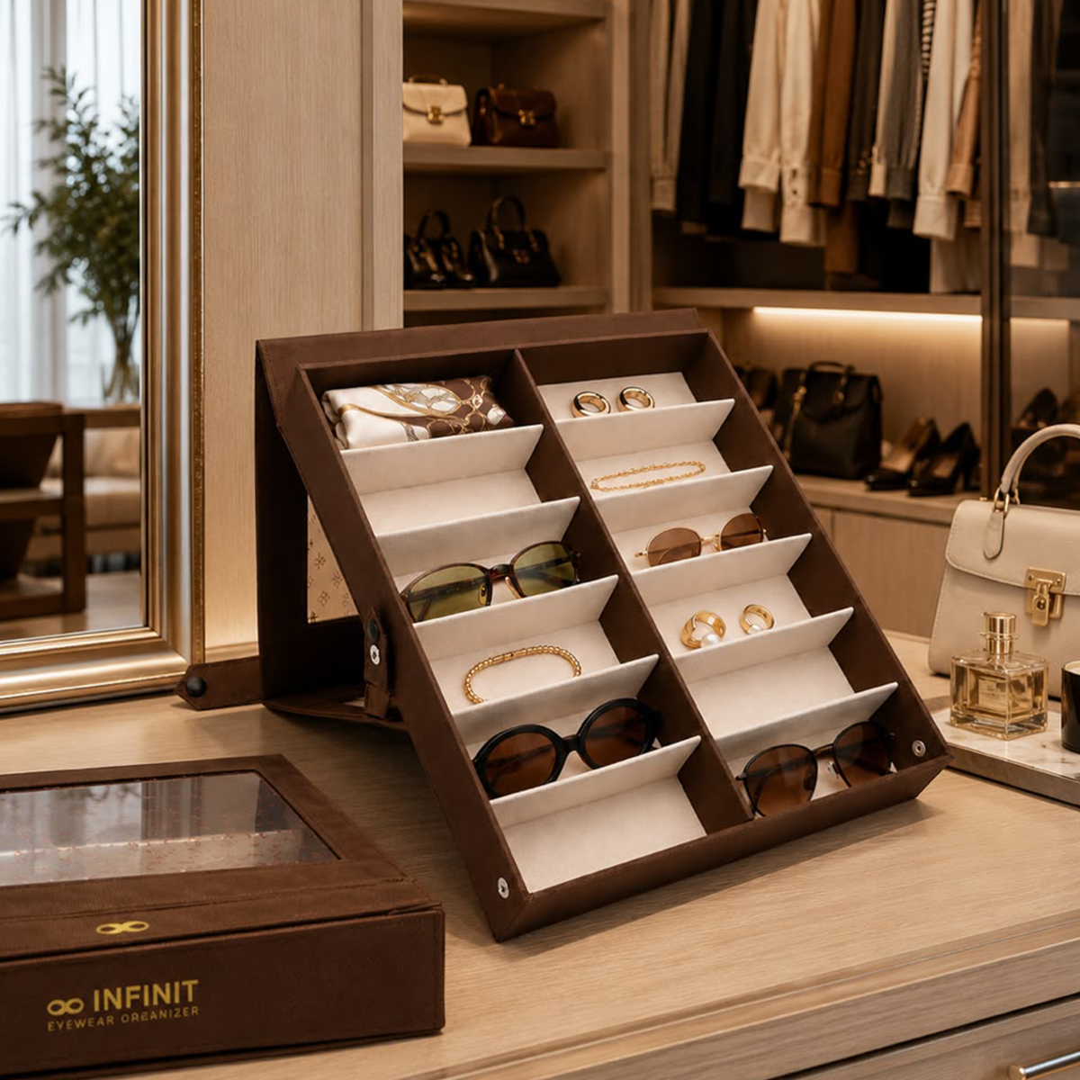 INFINIT ORGANIZER - ORGANIZADOR DE GAFAS X 12