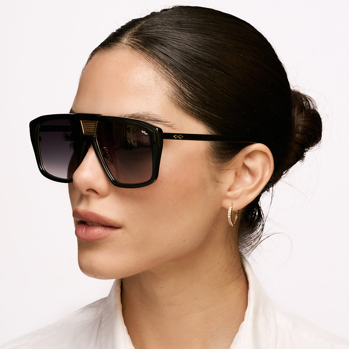 Interlagos Negro Brillo Lente Gris Degrade