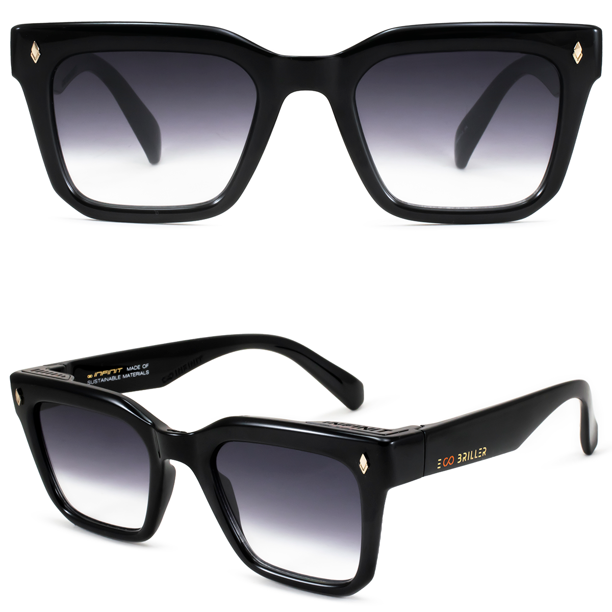 Jacobs Negro Brillo Lente Horizon Eco Sustentable