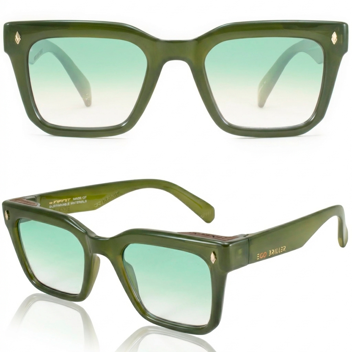 Jacobs Milky Olive Lente Verde Degrade Eco Sustentable