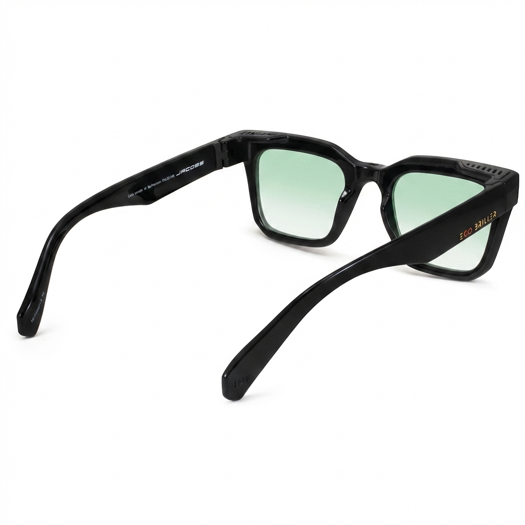 Jacobs Negro Brillo Lente Verde Degrade Eco Sustentable - imagen 4
