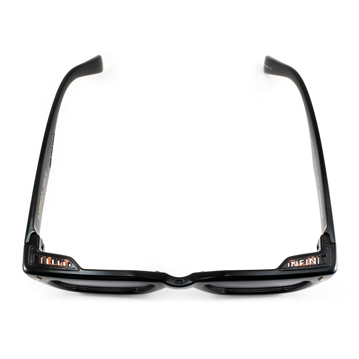 Jacobs Negro Brillo Lente Gris Degrade