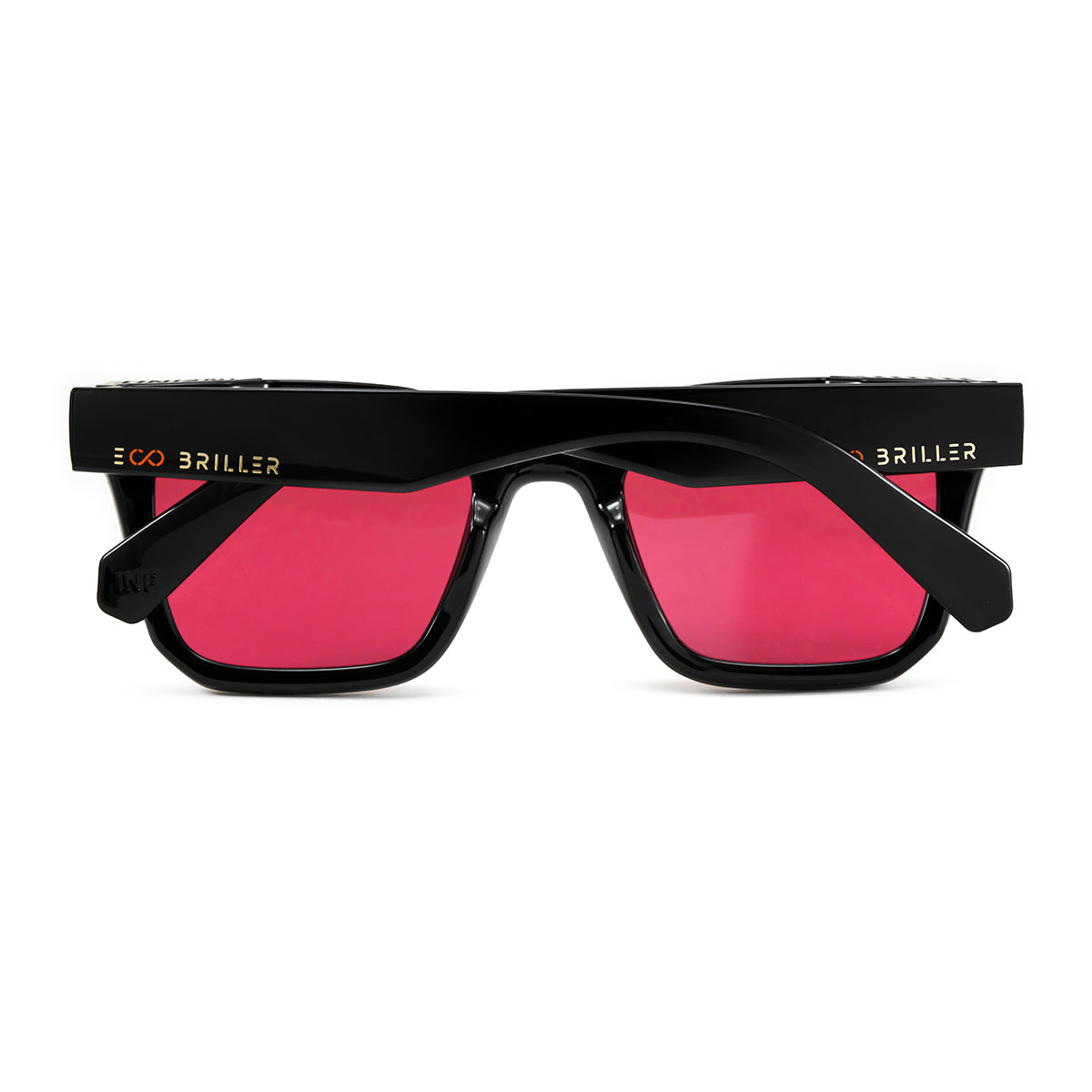 Jacobs Negro Brillo Lente Red Retro Eco Sustentable